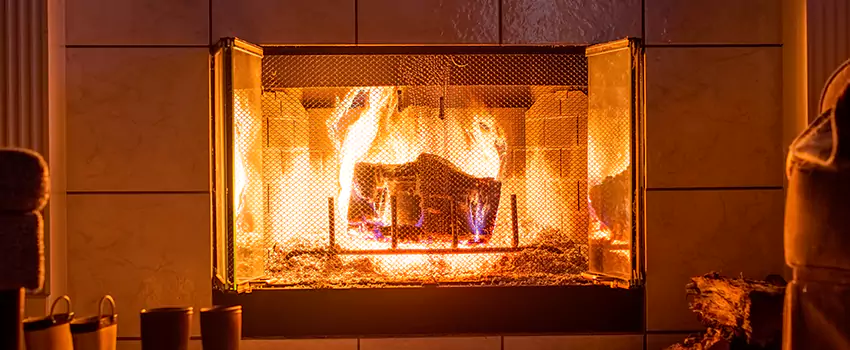Mendota Hearth Landscape Fireplace Installation in Norfolk, Nebraska