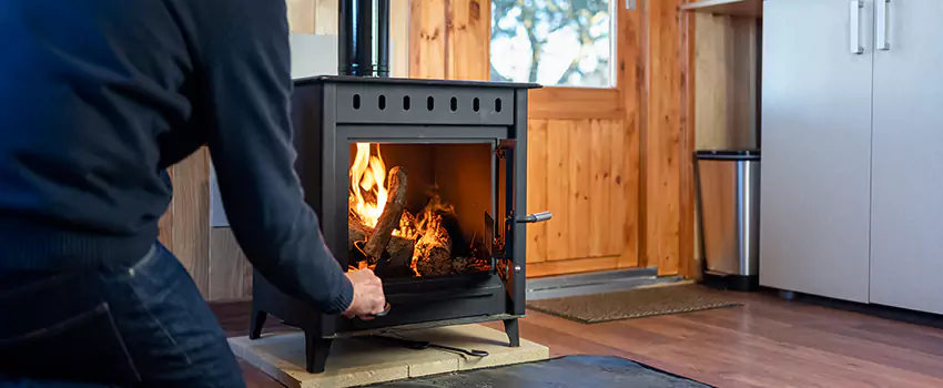 Open Hearth Wood Fireplace Installation in Norfolk, NE