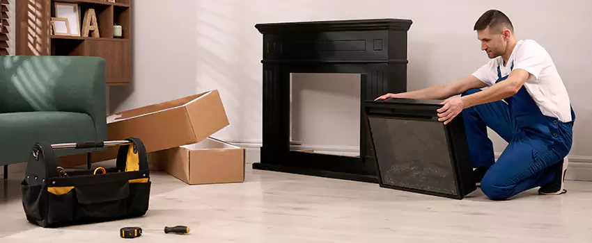 Old Rusted Metal Fireplace Repair And Replacement in Norfolk, NE