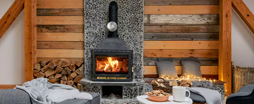 Thelin Hearth Products Direct Vent Gas Stove Fireplace Inspection in Norfolk, Nebraska